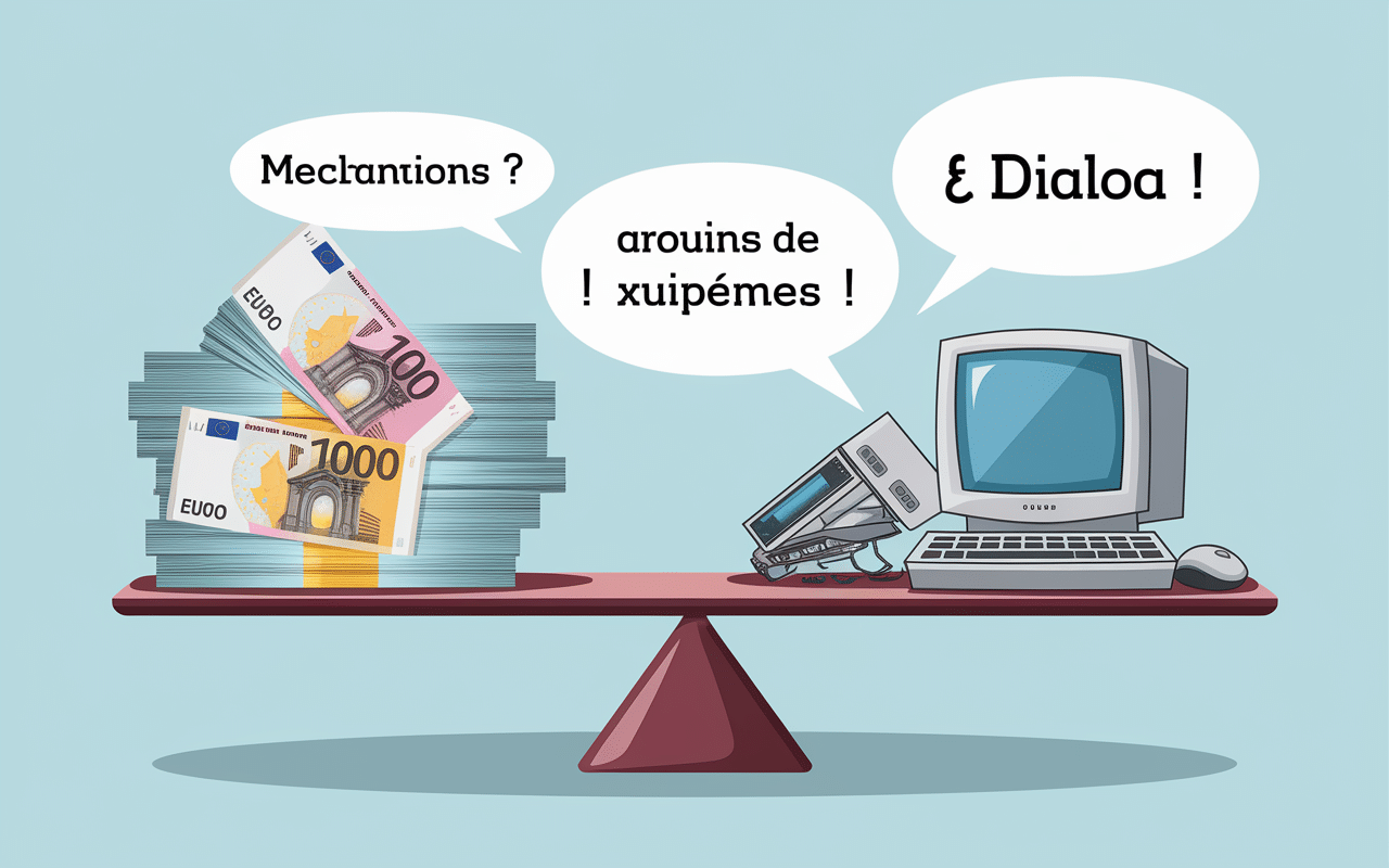 Frais et équipements EEMI déséquilibrés