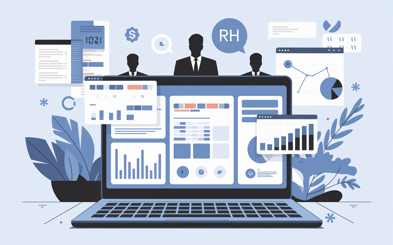 Interface numérique Skello sur écran