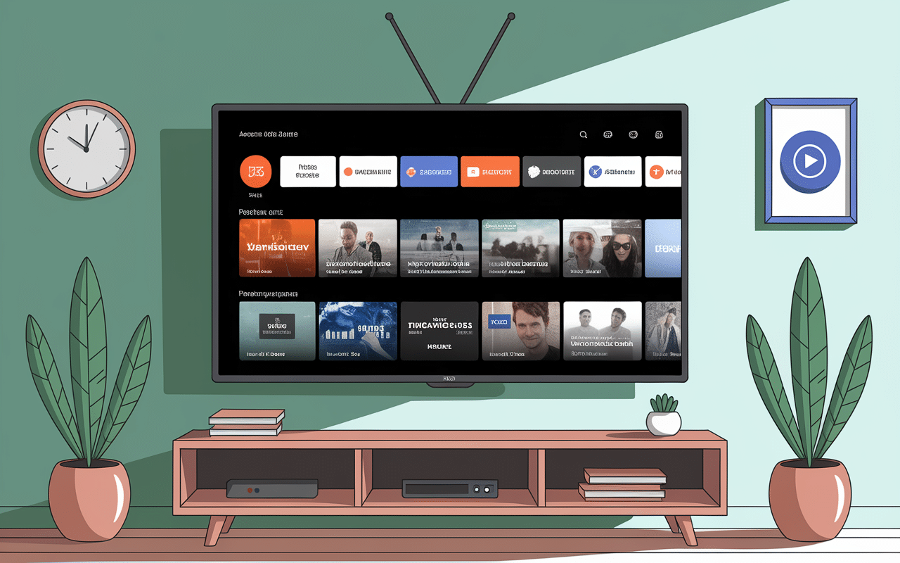 Personnalisation de l'application de streaming sur TV