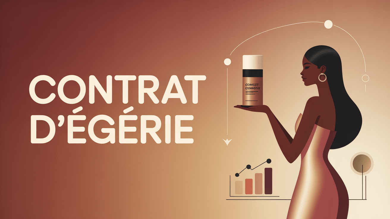 illustration silhouette femme contrat d'égérie