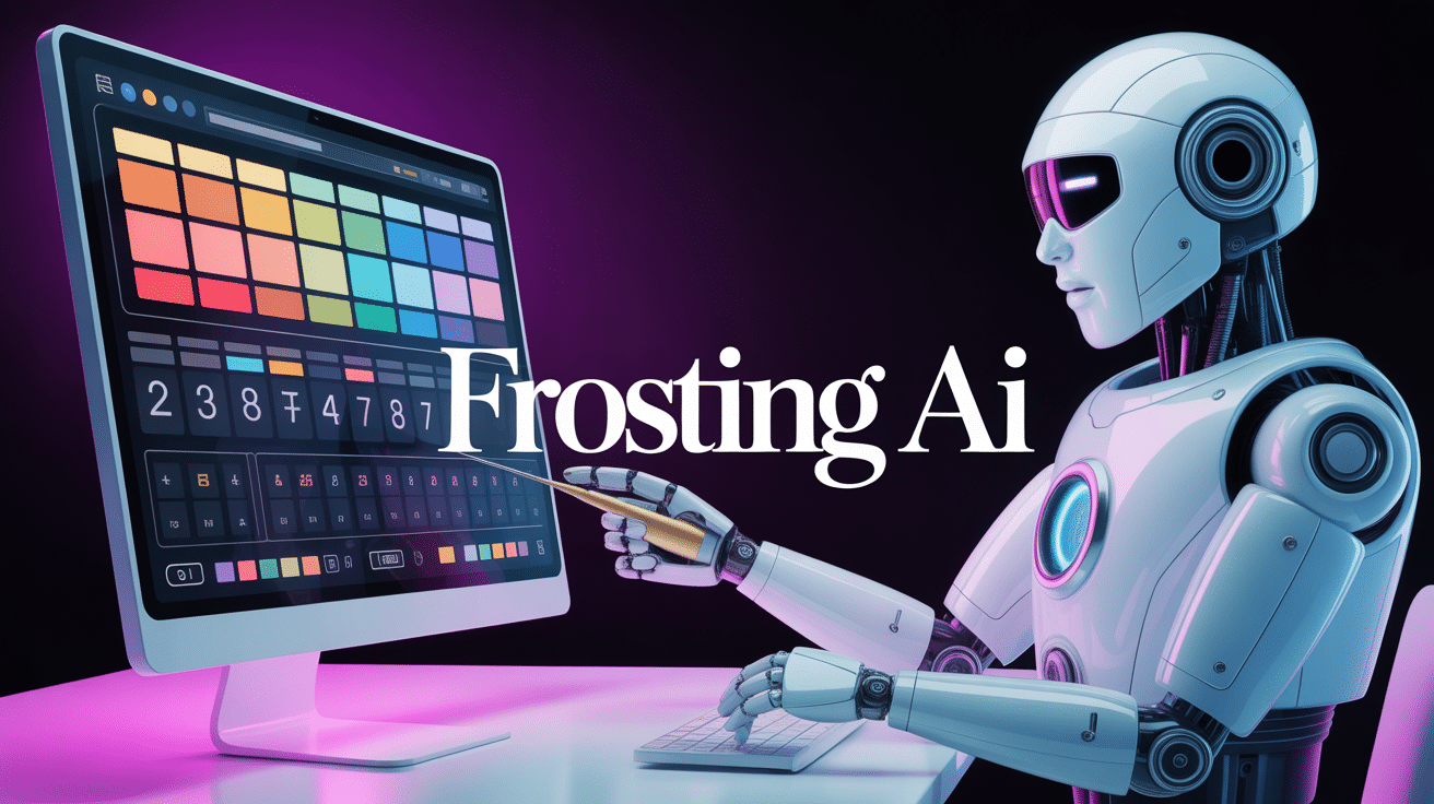Interface technologique avec Frosting AI