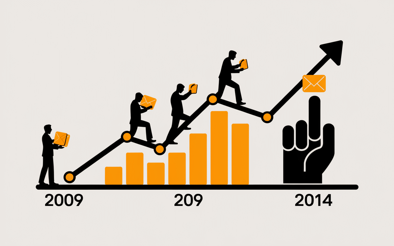 Chronologie histoire GAFAM WhatsApp