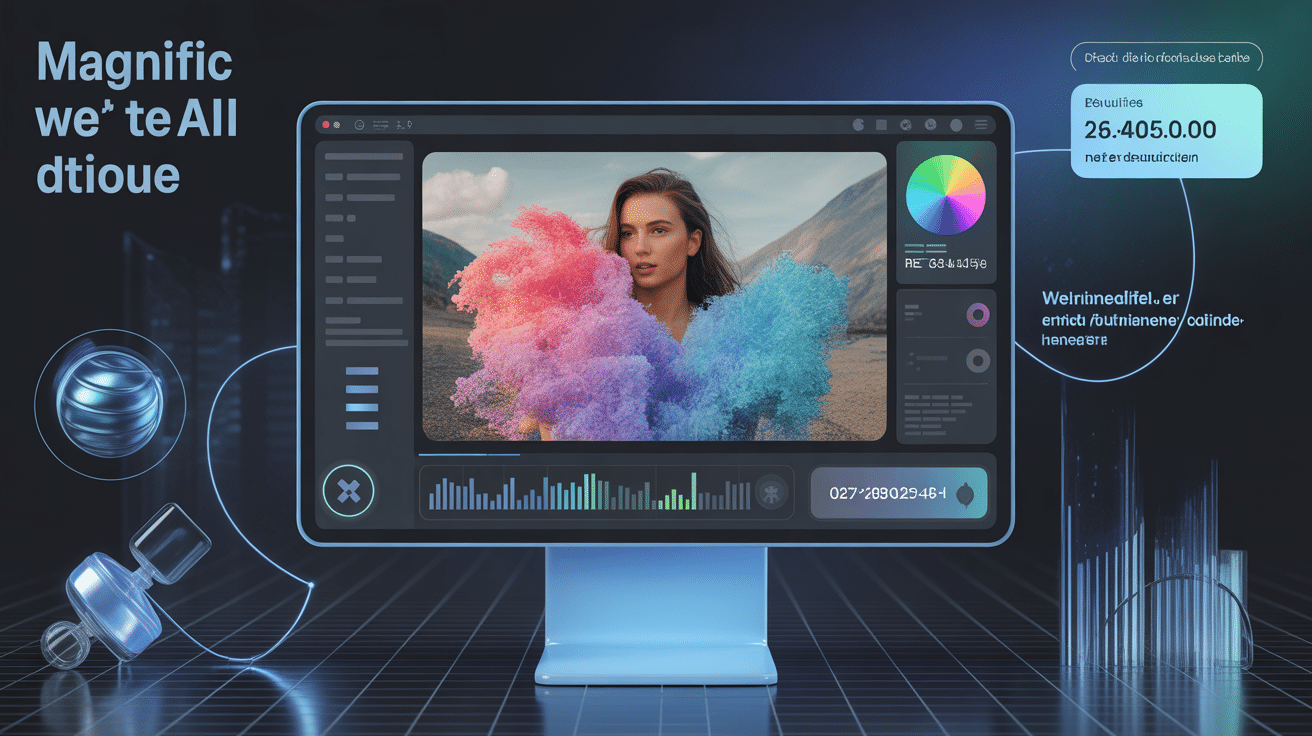 Interface de transformation d'image avec Magnific AI