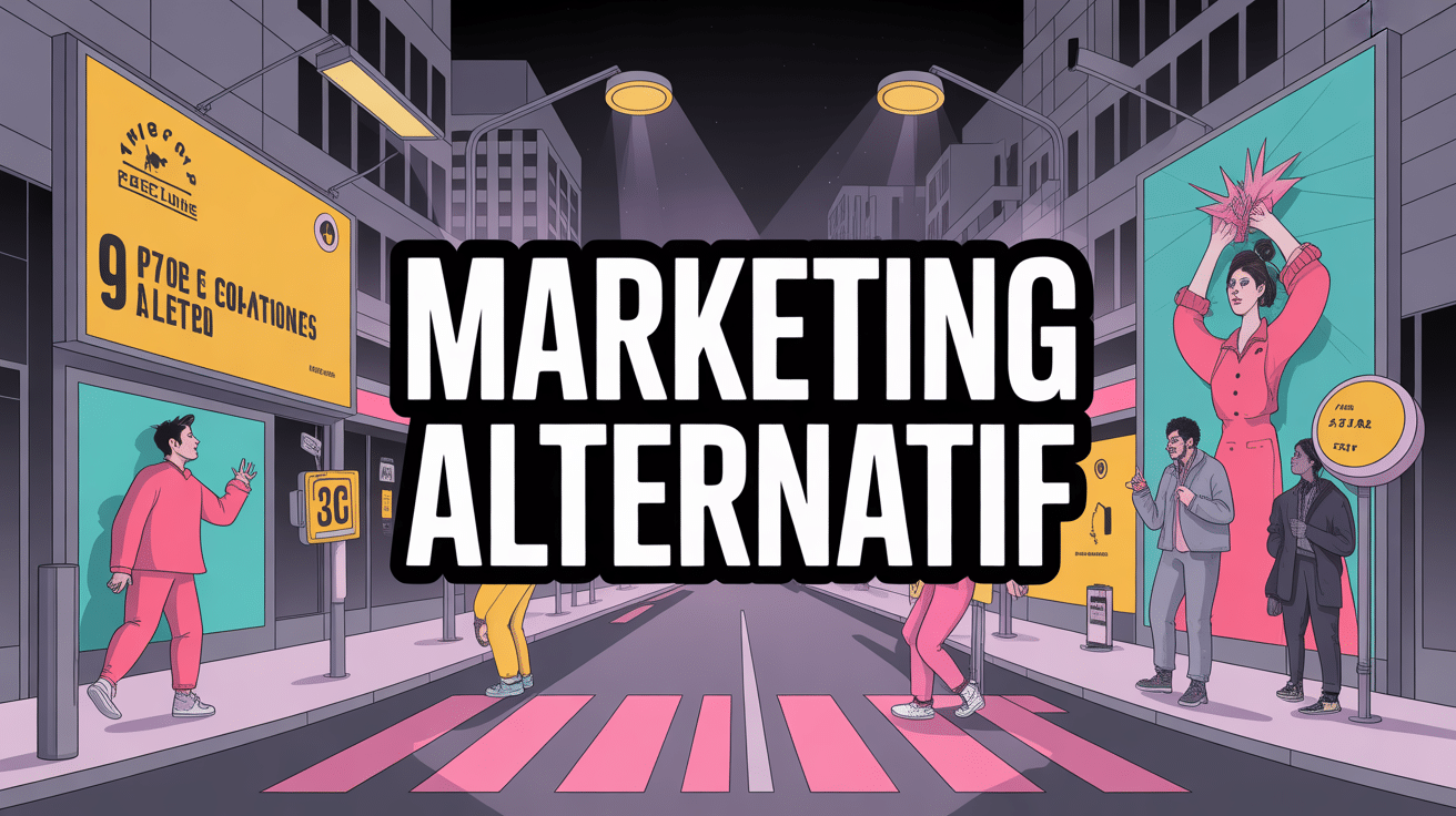 Scene urbaine marketing alternatif