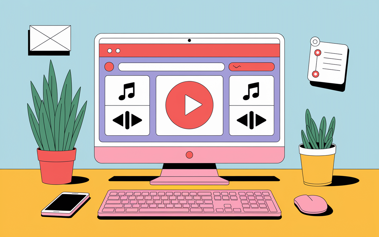 Interface convertisseur MP3 YouTube facile