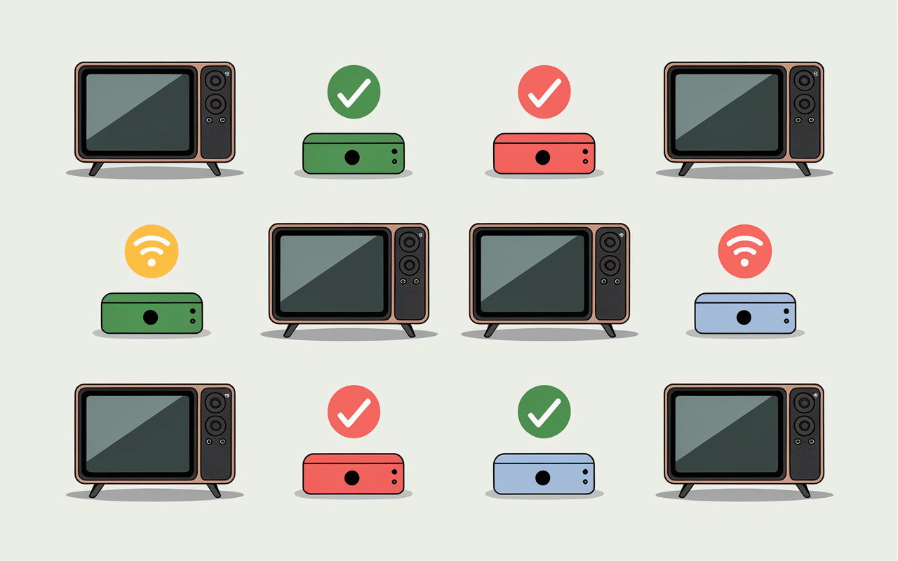 Compatibilité téléviseur et connexion internet