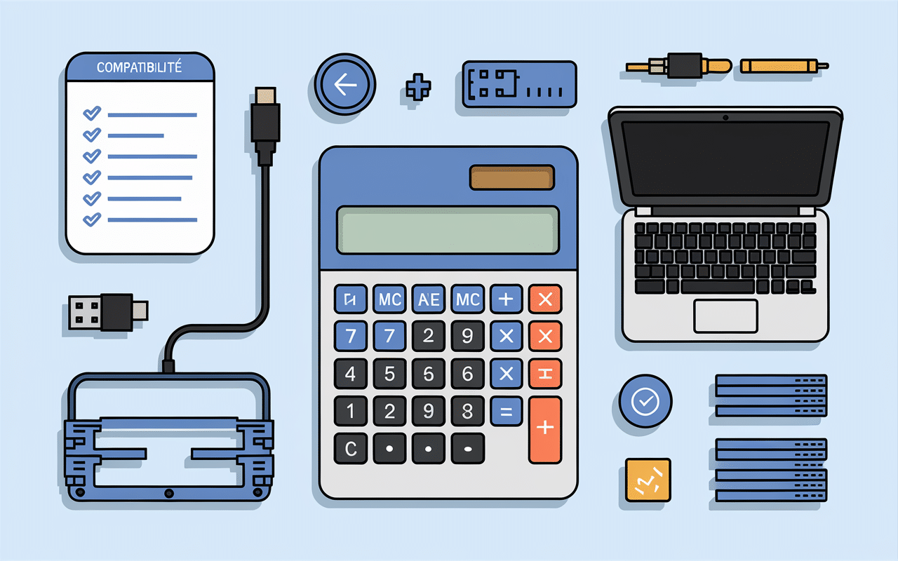 Calculatrice avec outils installation