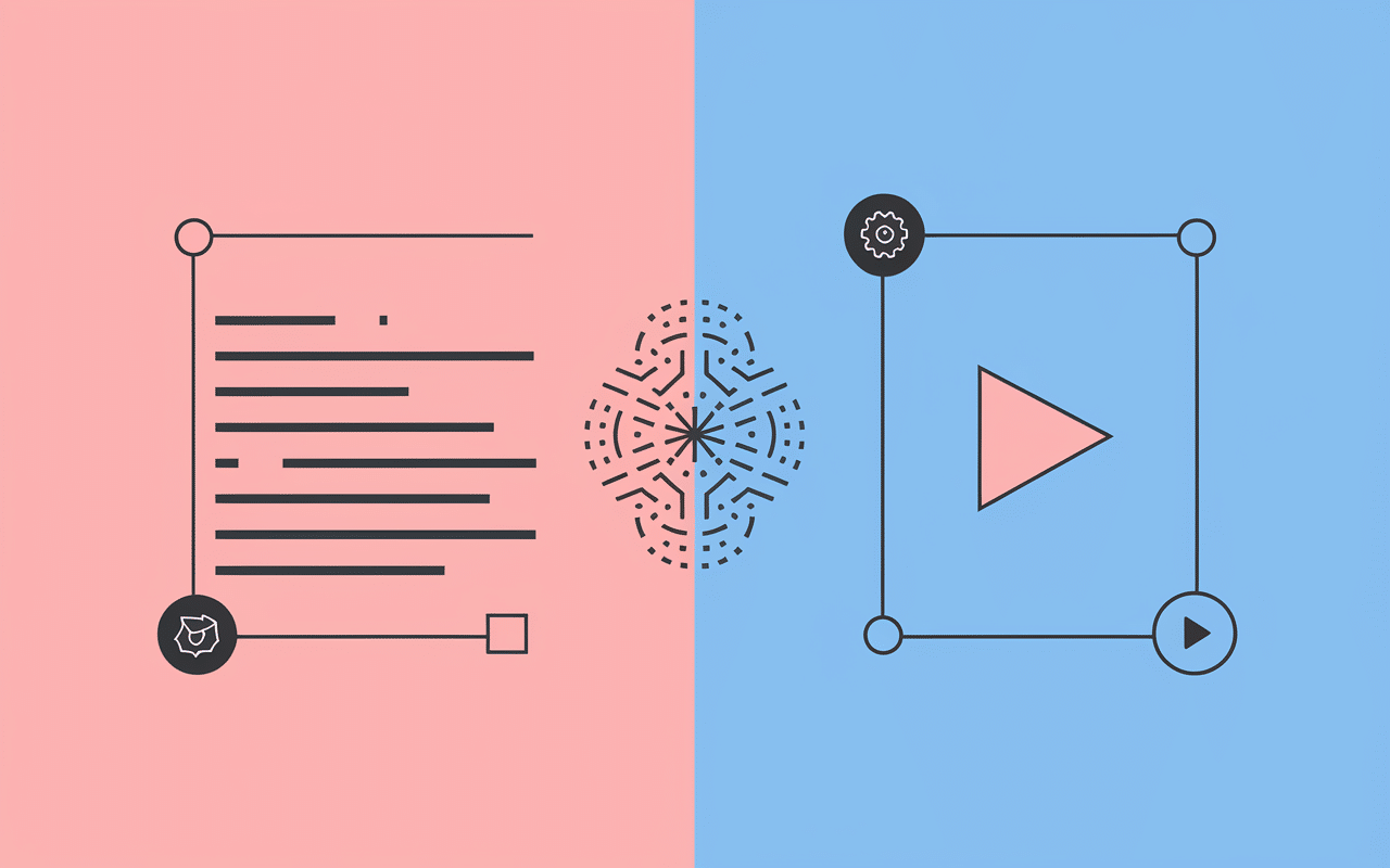 Transformation de texte en vidéo sur Vexub IA