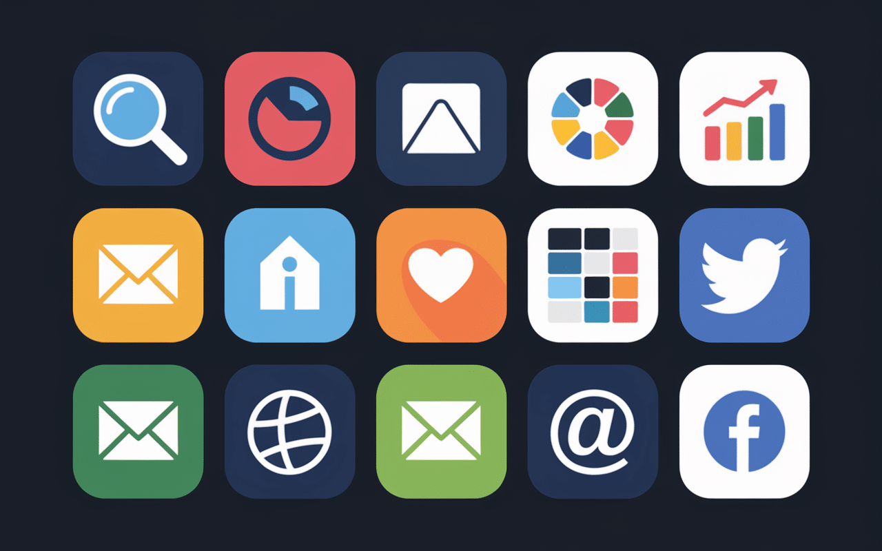 Grille d'outils RankerFox sur dashboard