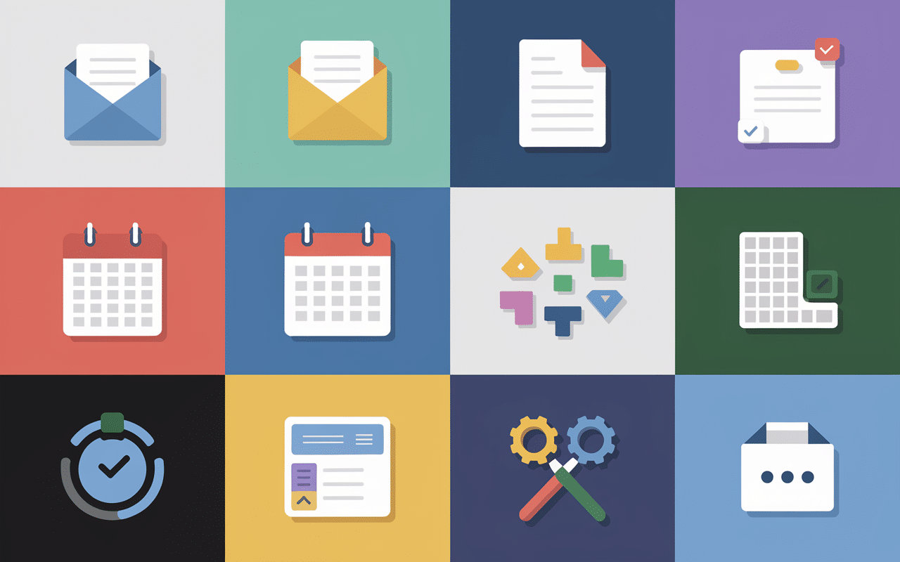 Icônes services sur nomades apps Paris