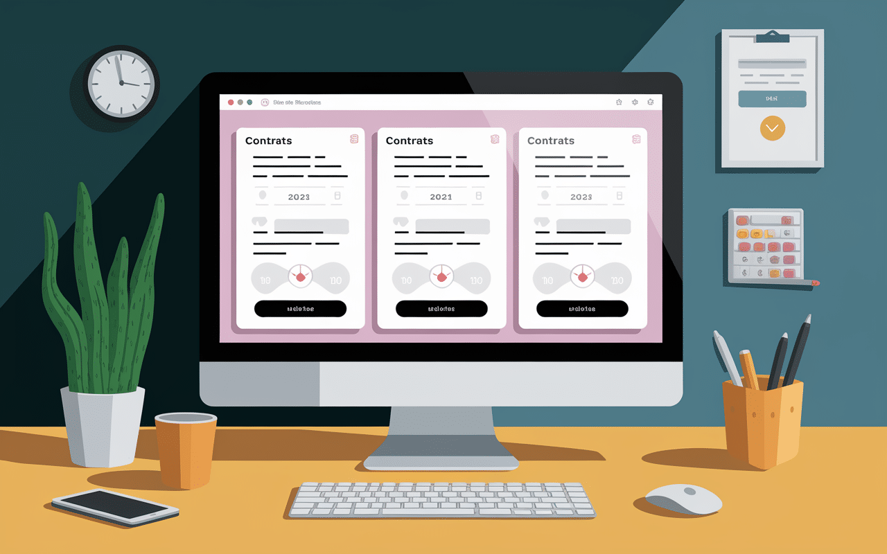 Plateforme de gestion de contrats en ligne pour photographes