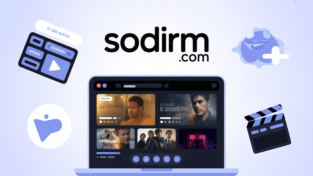 Interface moderne de streaming sodirm.com