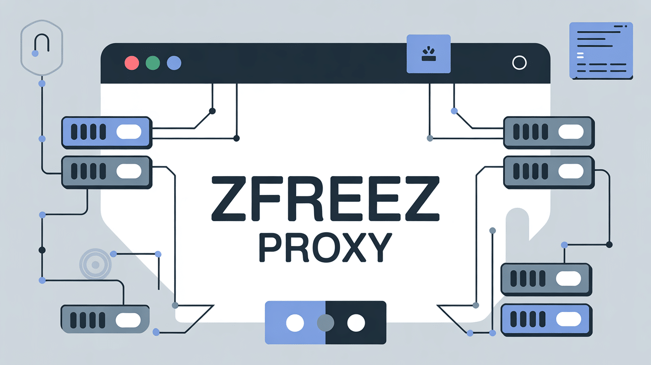 Zfreez Proxy sur écran avec connexions