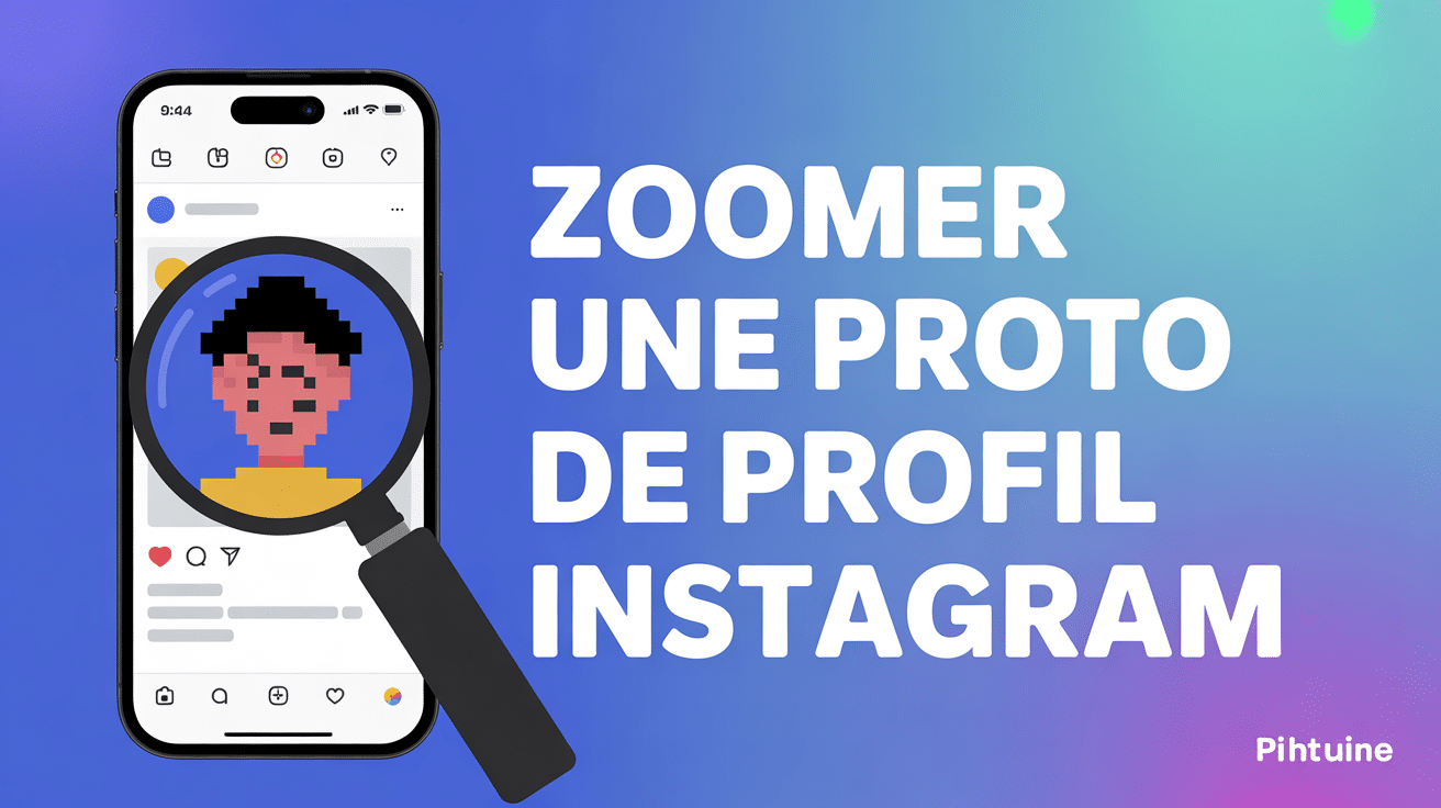 Zoom photo insta smartphone