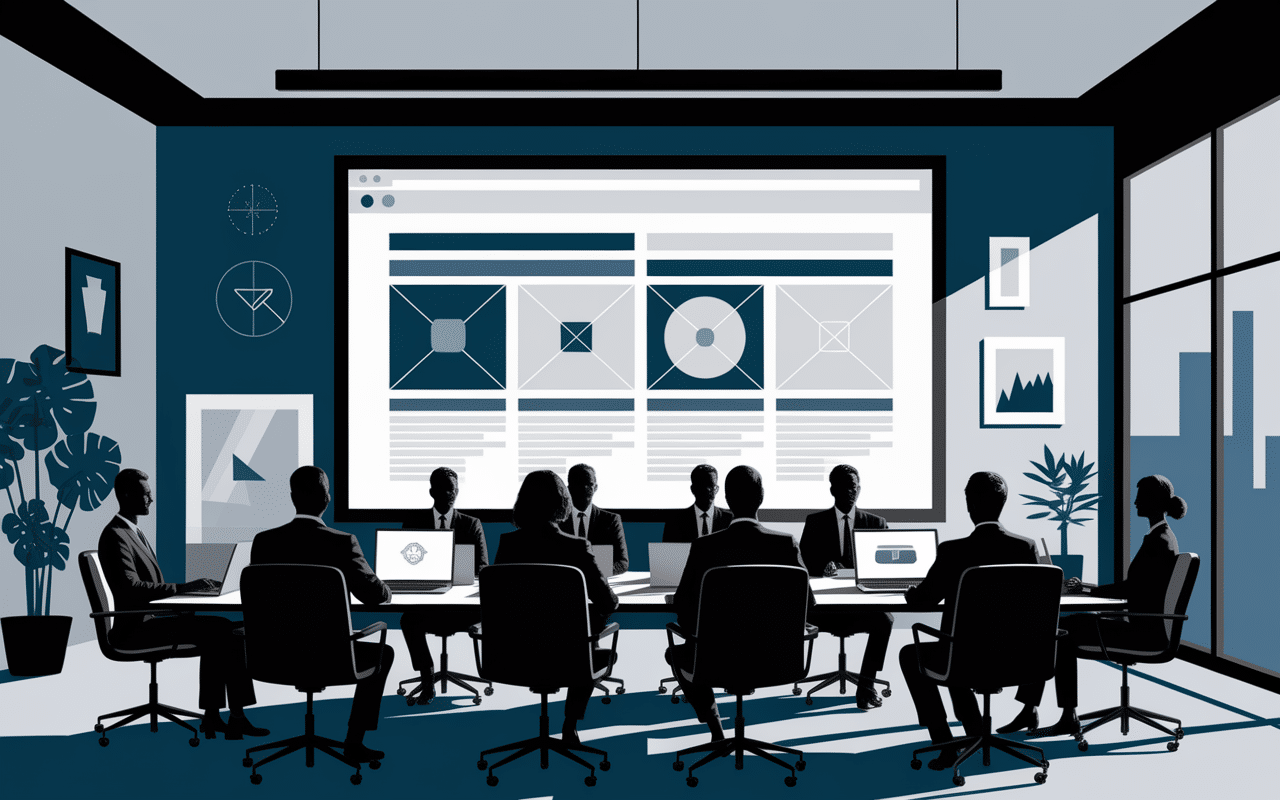 creation de site internet agence limitless salle de reunion