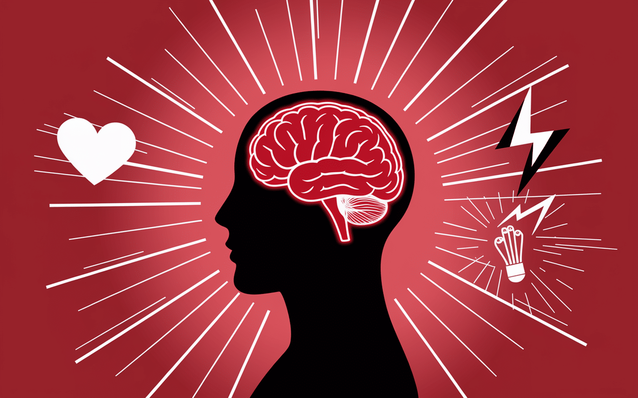 effet psychologique du rouge dans un logo rouge