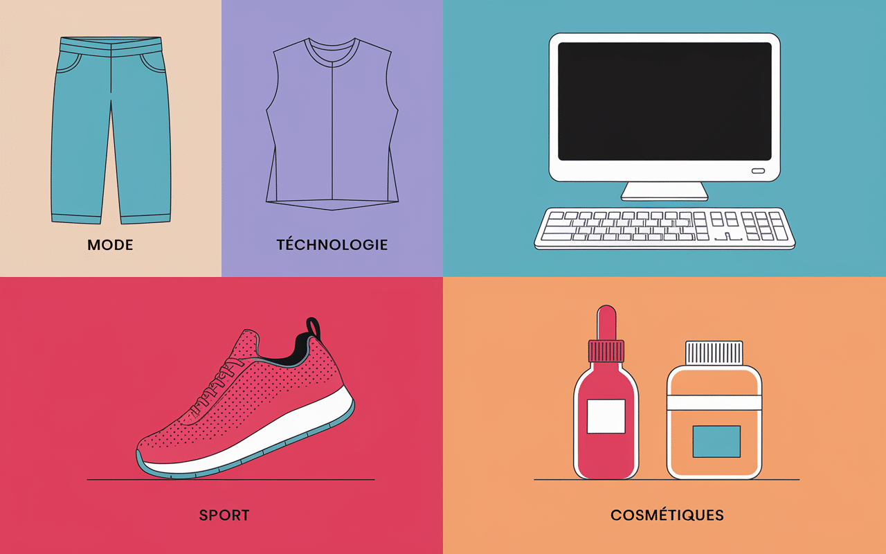 infographie comparaison secteurs marques en a