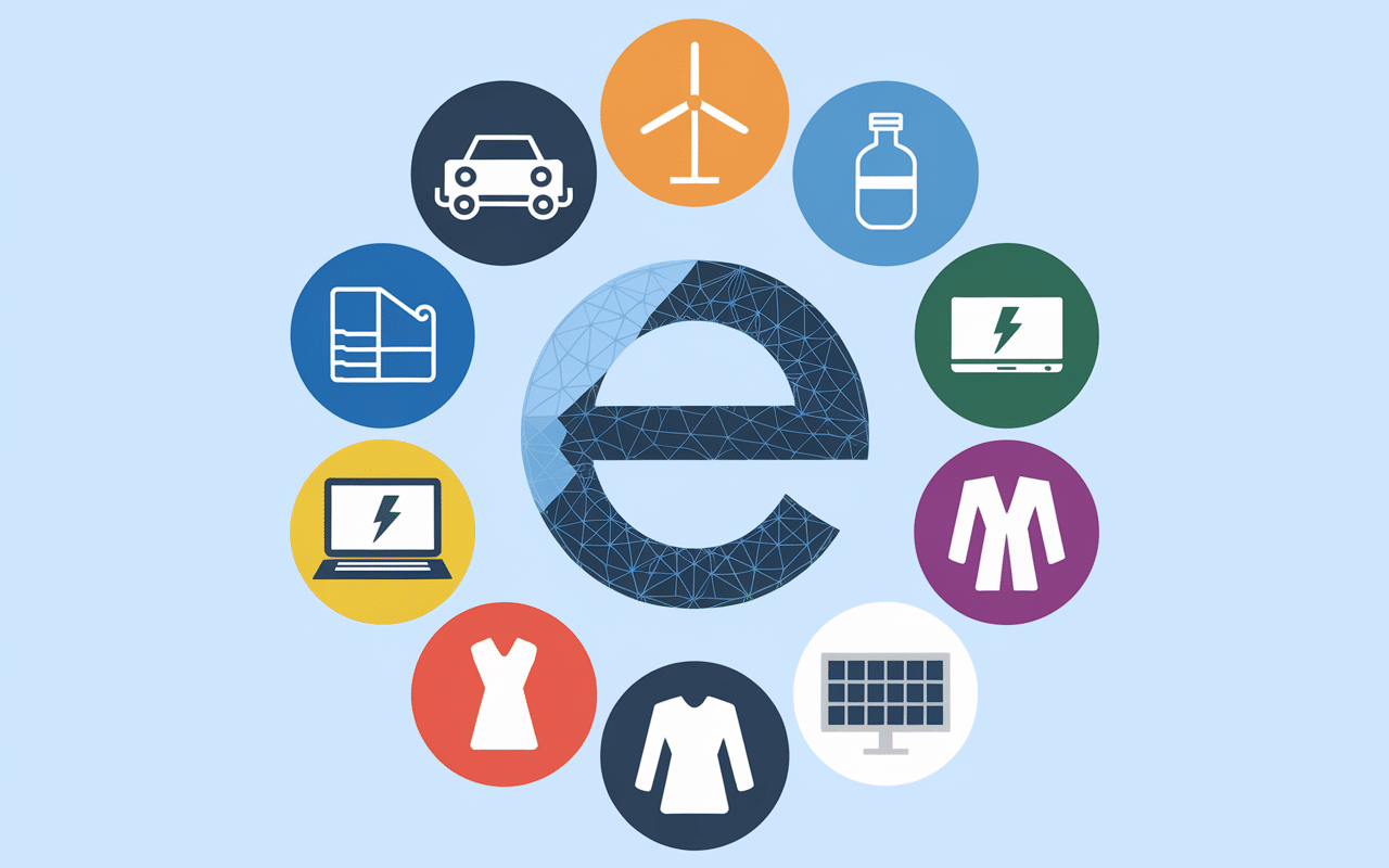 mosaïque secteurs marque en e