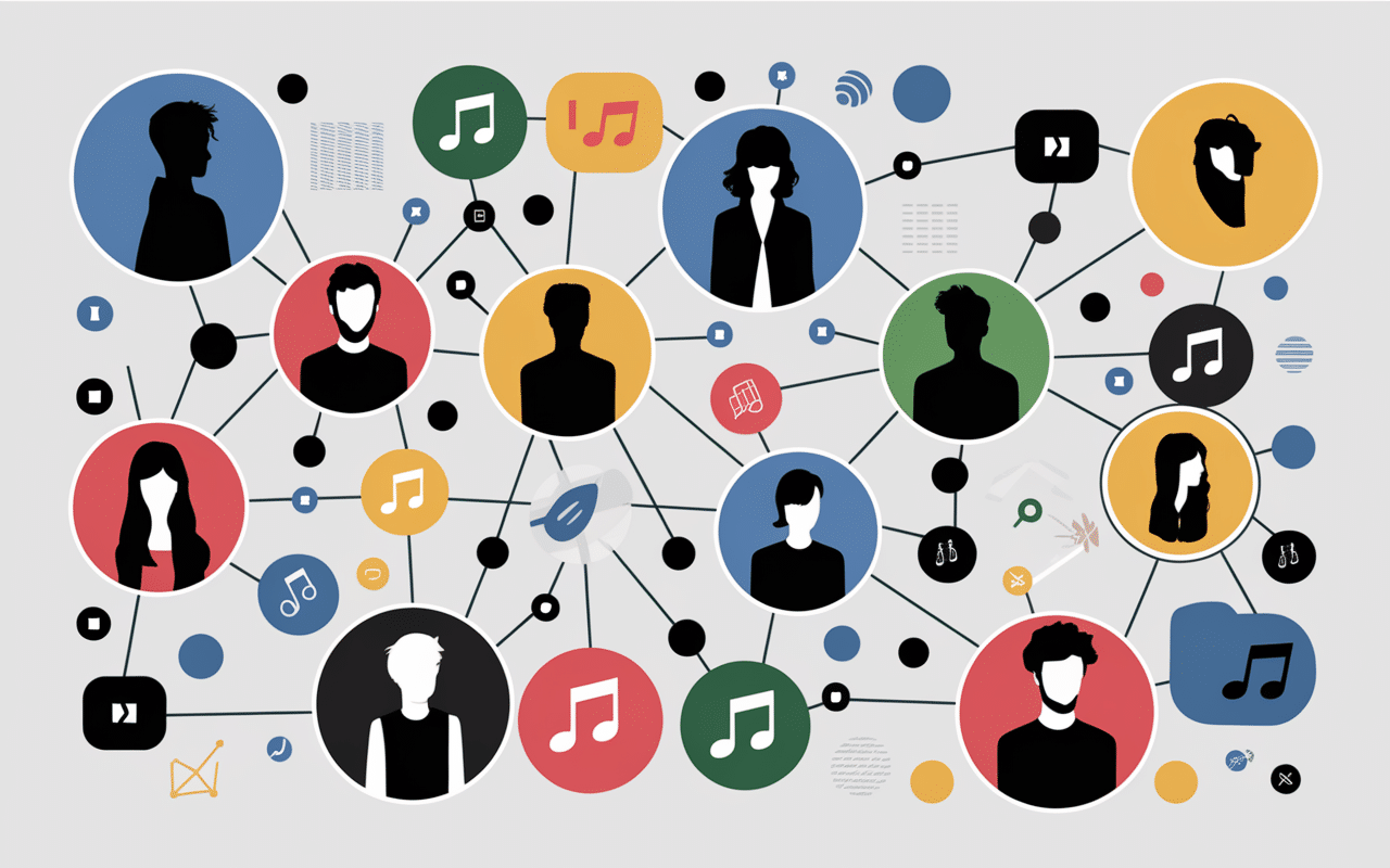 Playlist Push connexion artistes curateurs