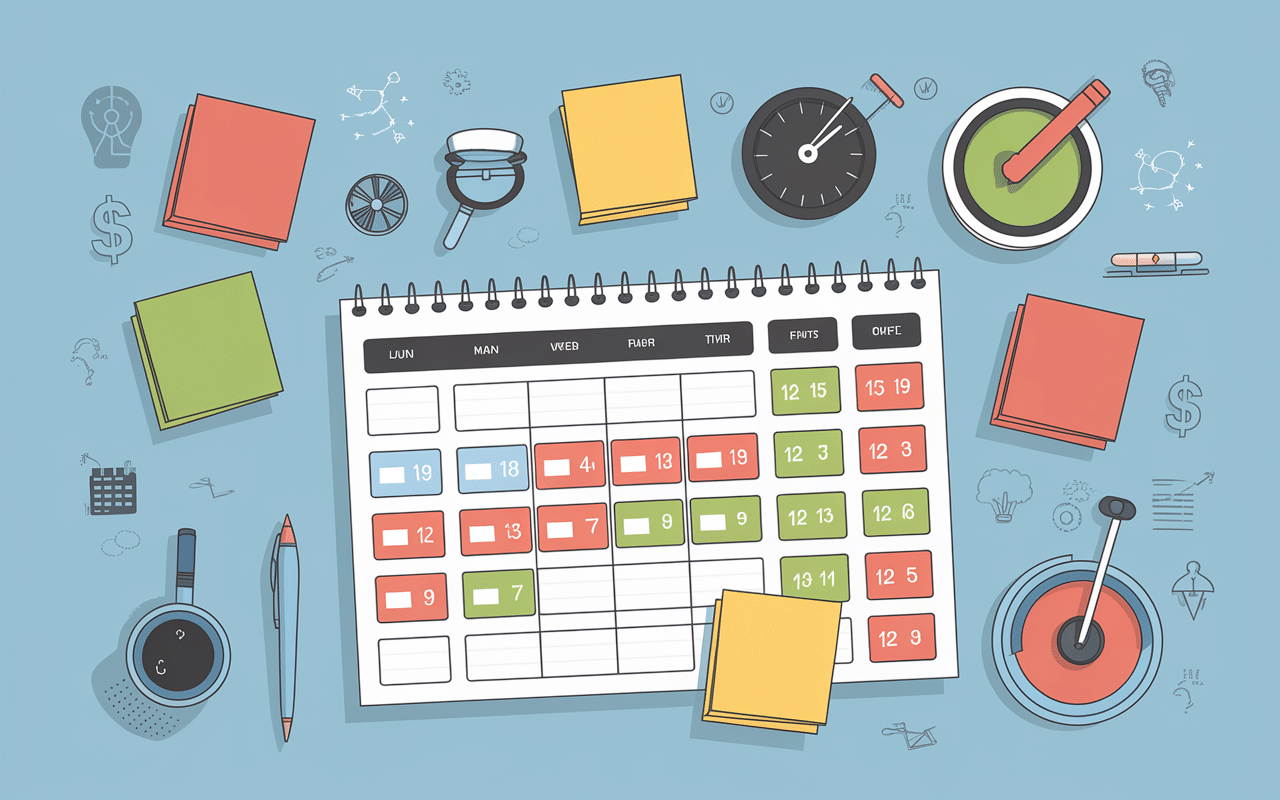 Planification site improvement plan matrice priorités