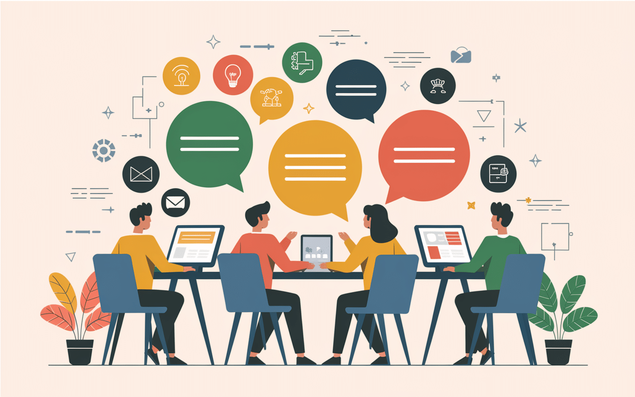 andco équipes collaboration cercle idée