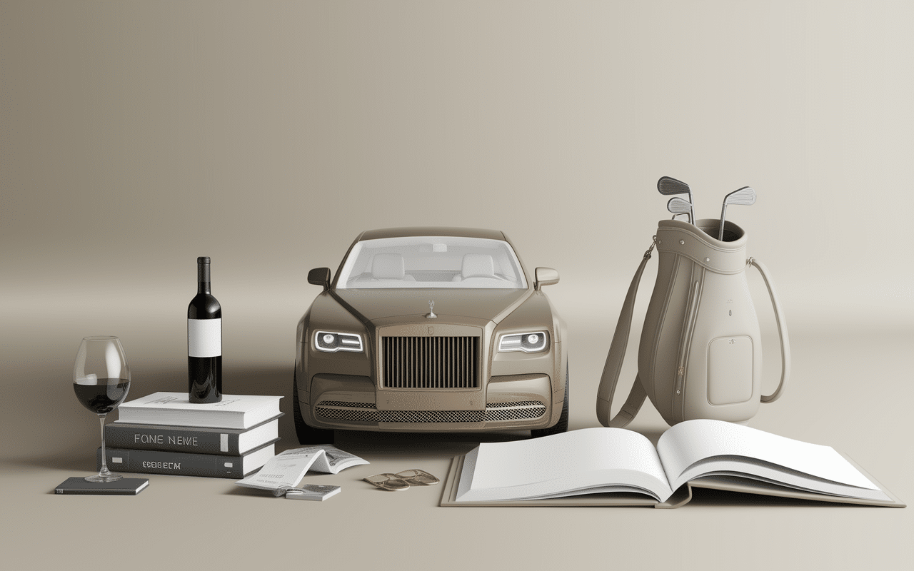 objets luxe et loisirs csp+ composition élégante