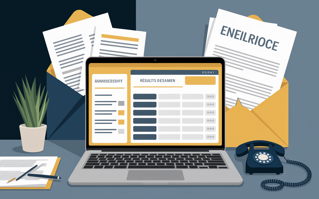 doua examen résultats procédures ordinateur