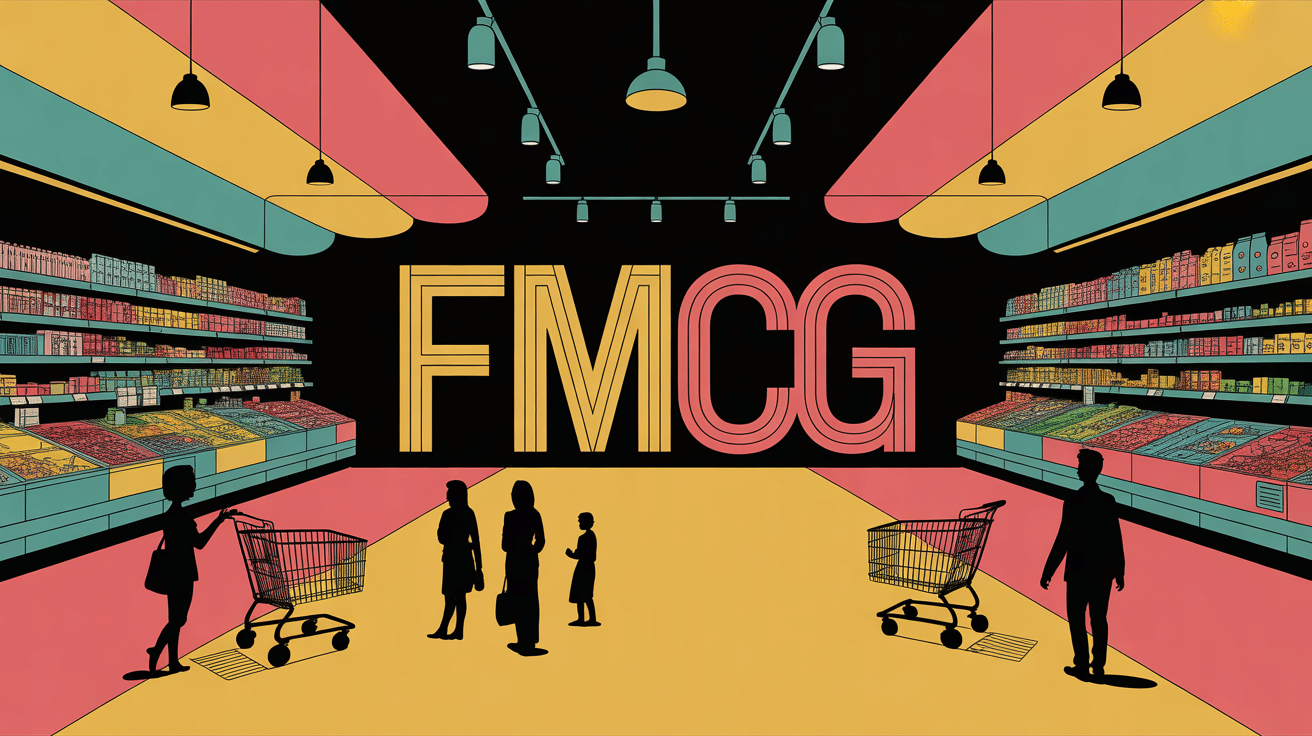 vue supermarché fmcg produits grande consommation