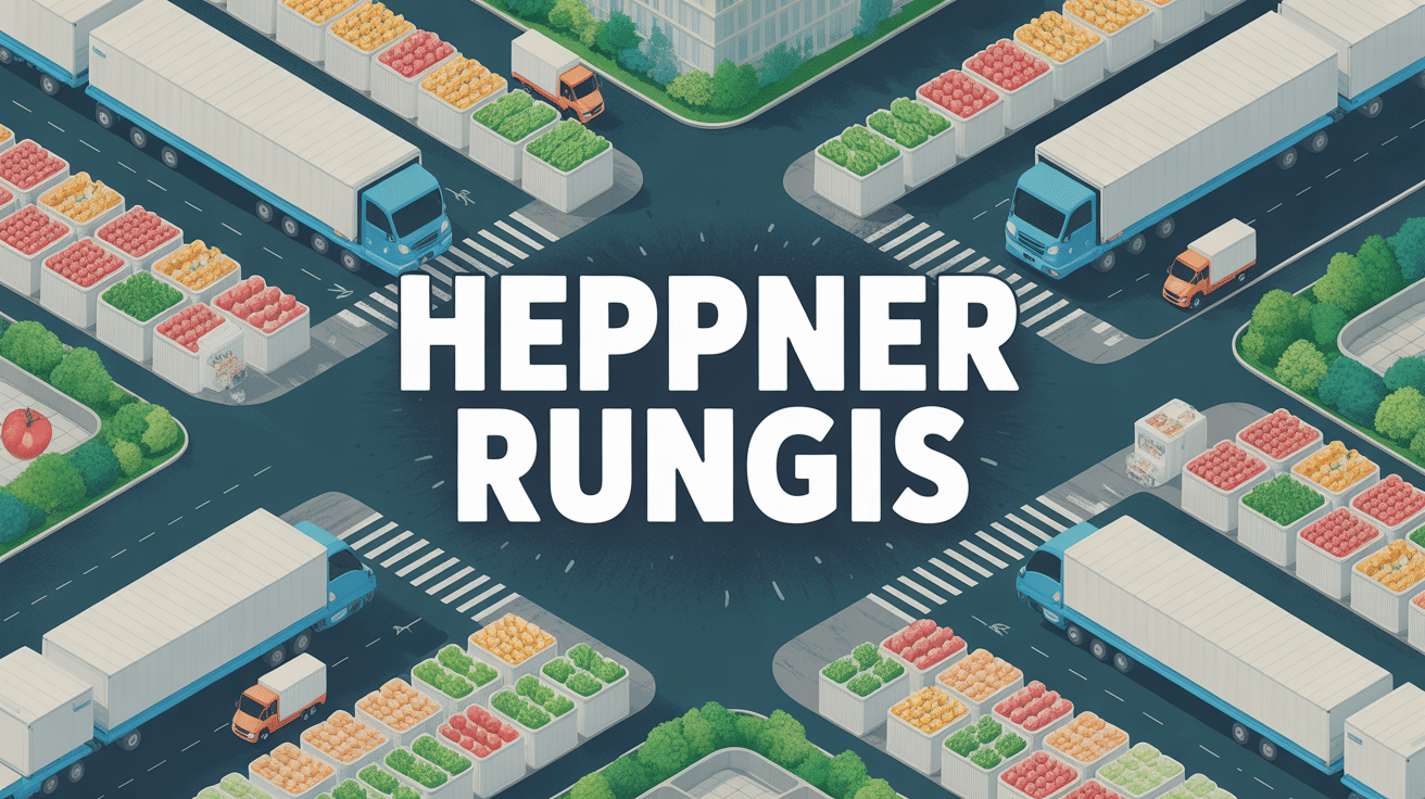 vue aérienne du marché heppner rungis logistique