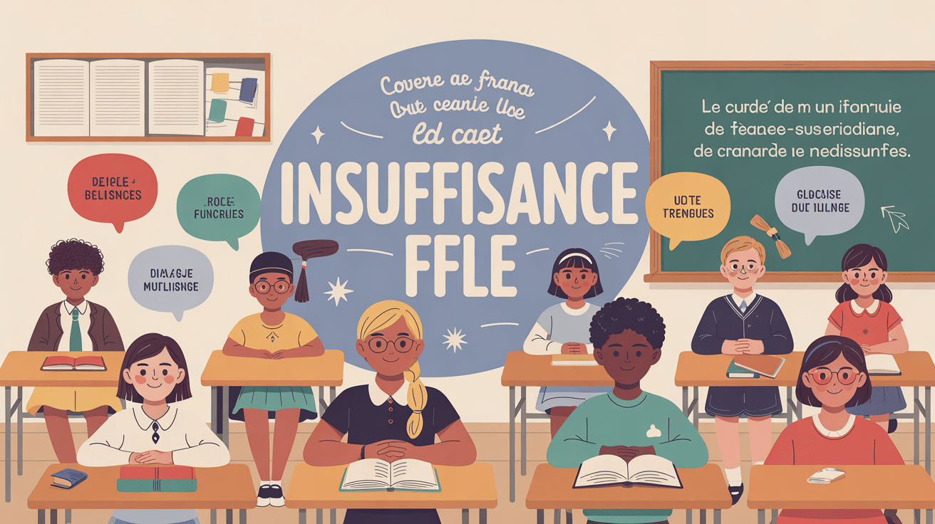 insuf fle illustration élèves divers salle de classe