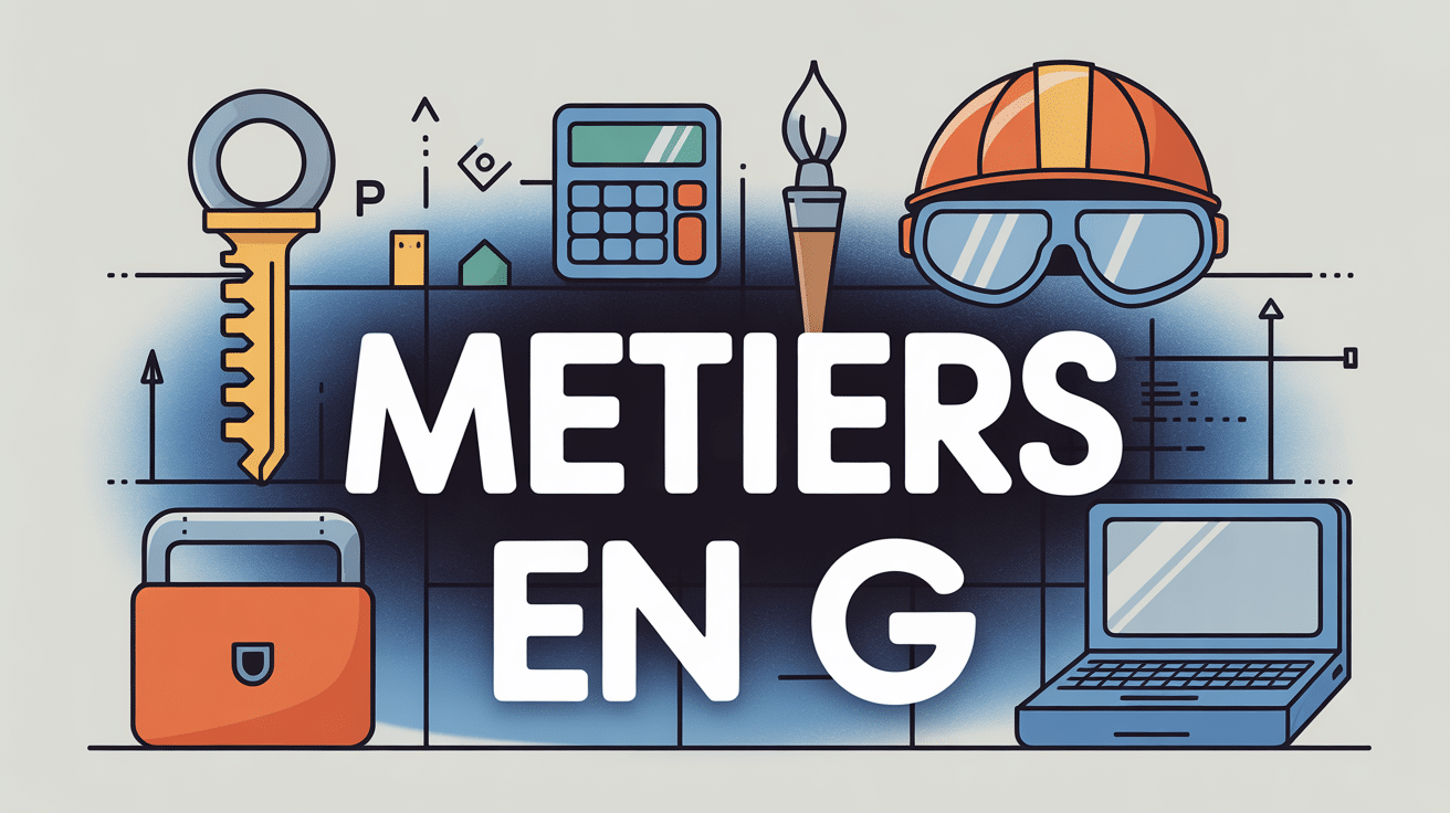 mosaïque symboles metier en g