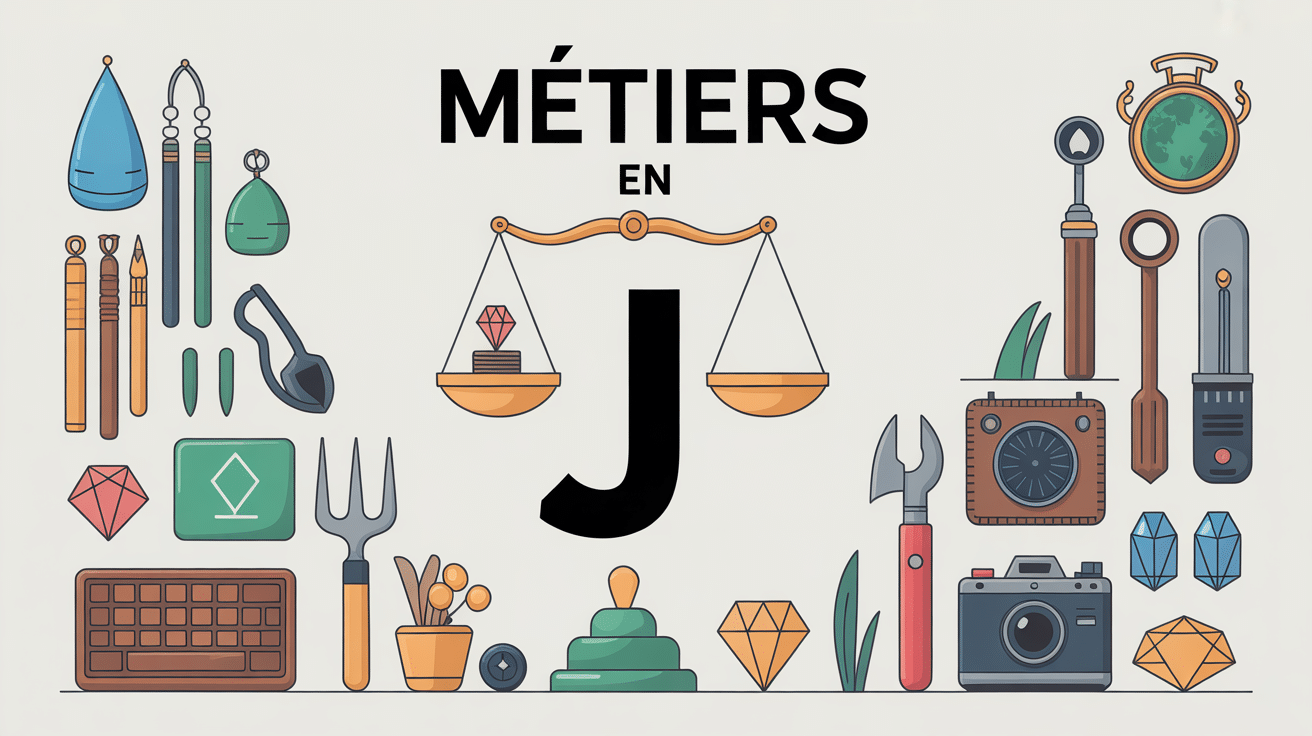 icônes métiers en j outils justice digital jardinage