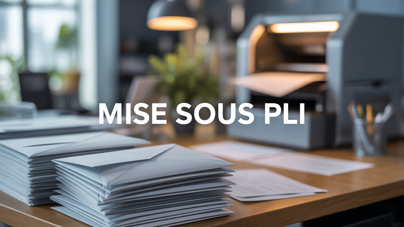 Bureau professionnel mise sous pli automatique
