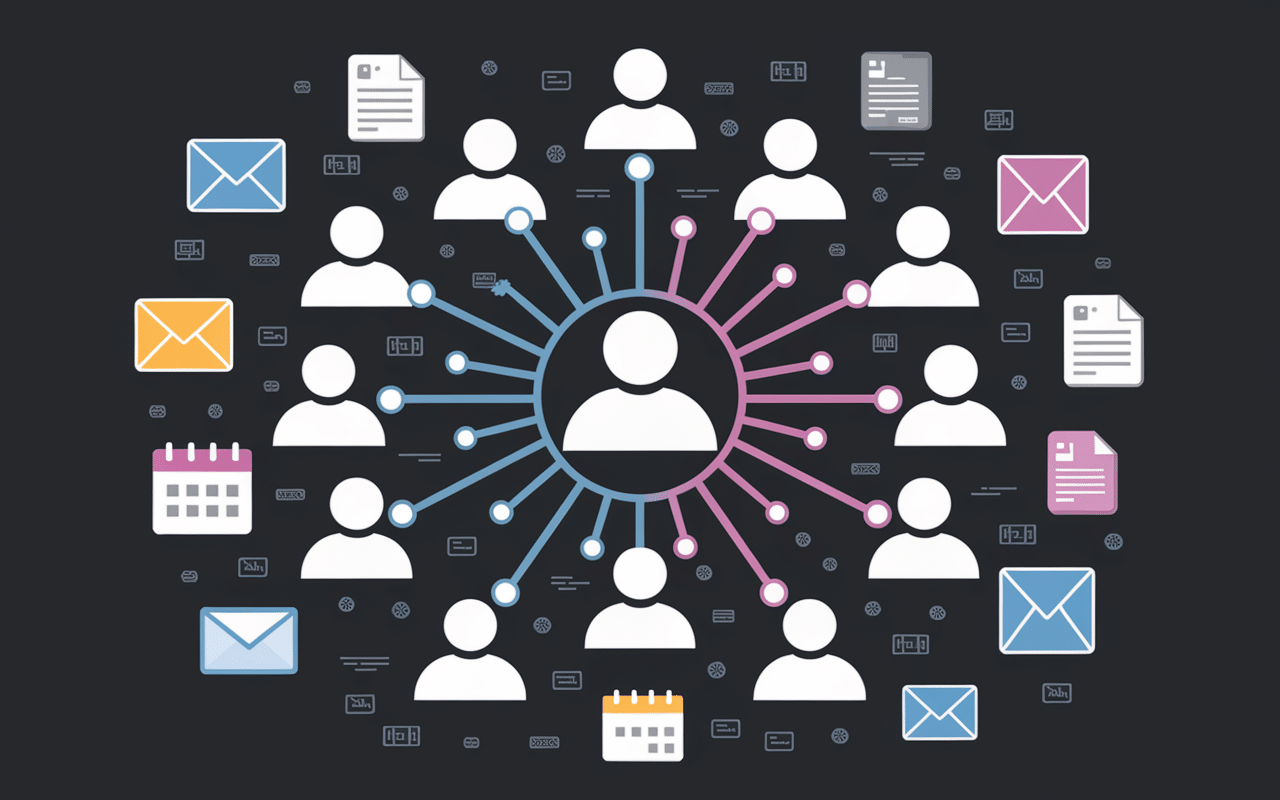 schéma central versailles messagerie utilisateurs