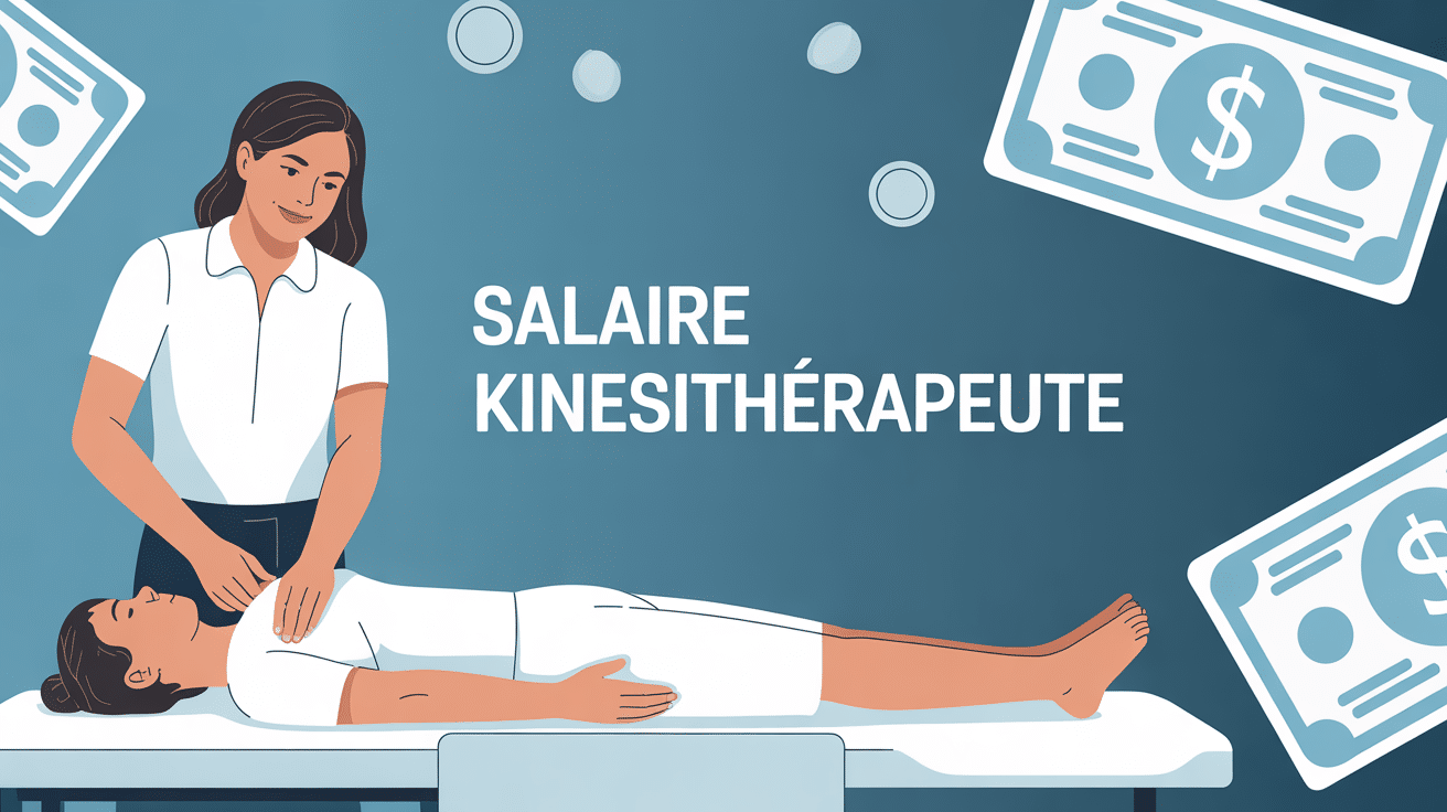 illustration salaire kiné modern france