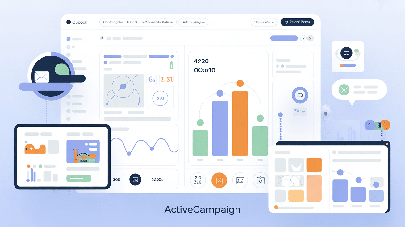 interface activecampaign tableau de bord automation
