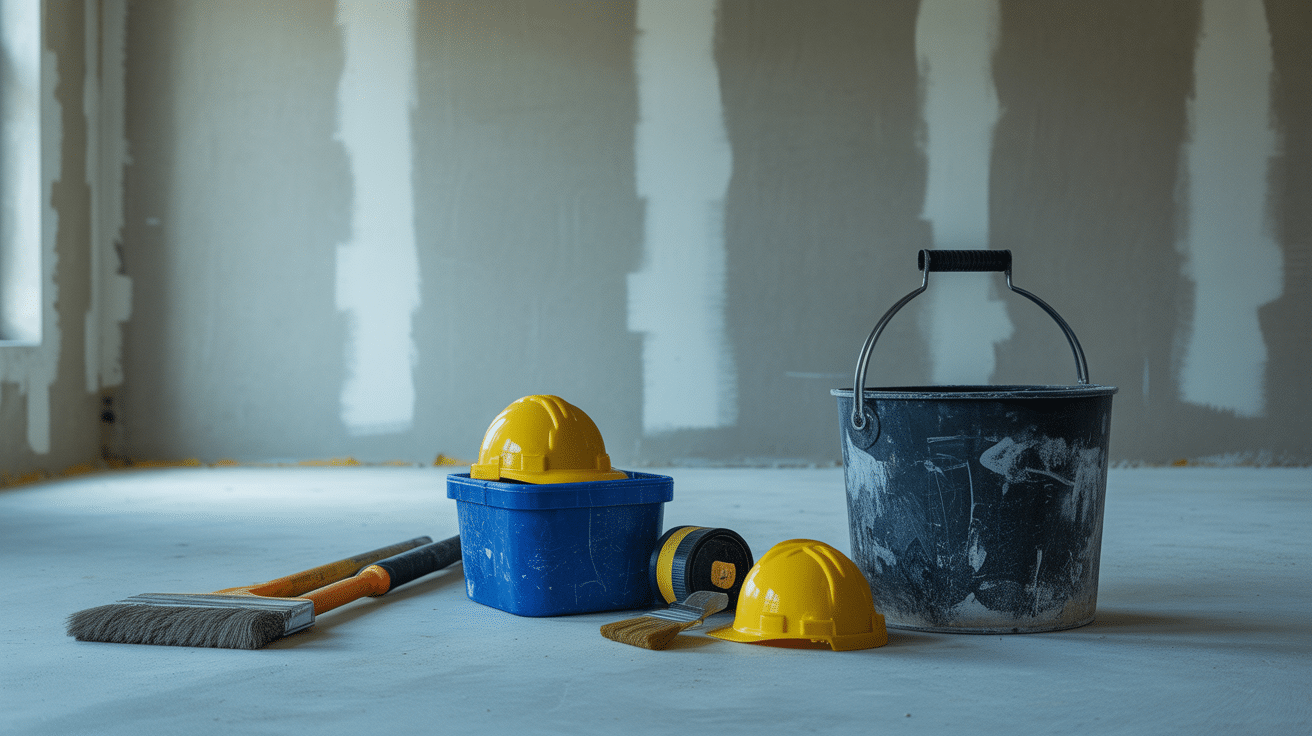 Preparation mur pour peinture airless deco chantier