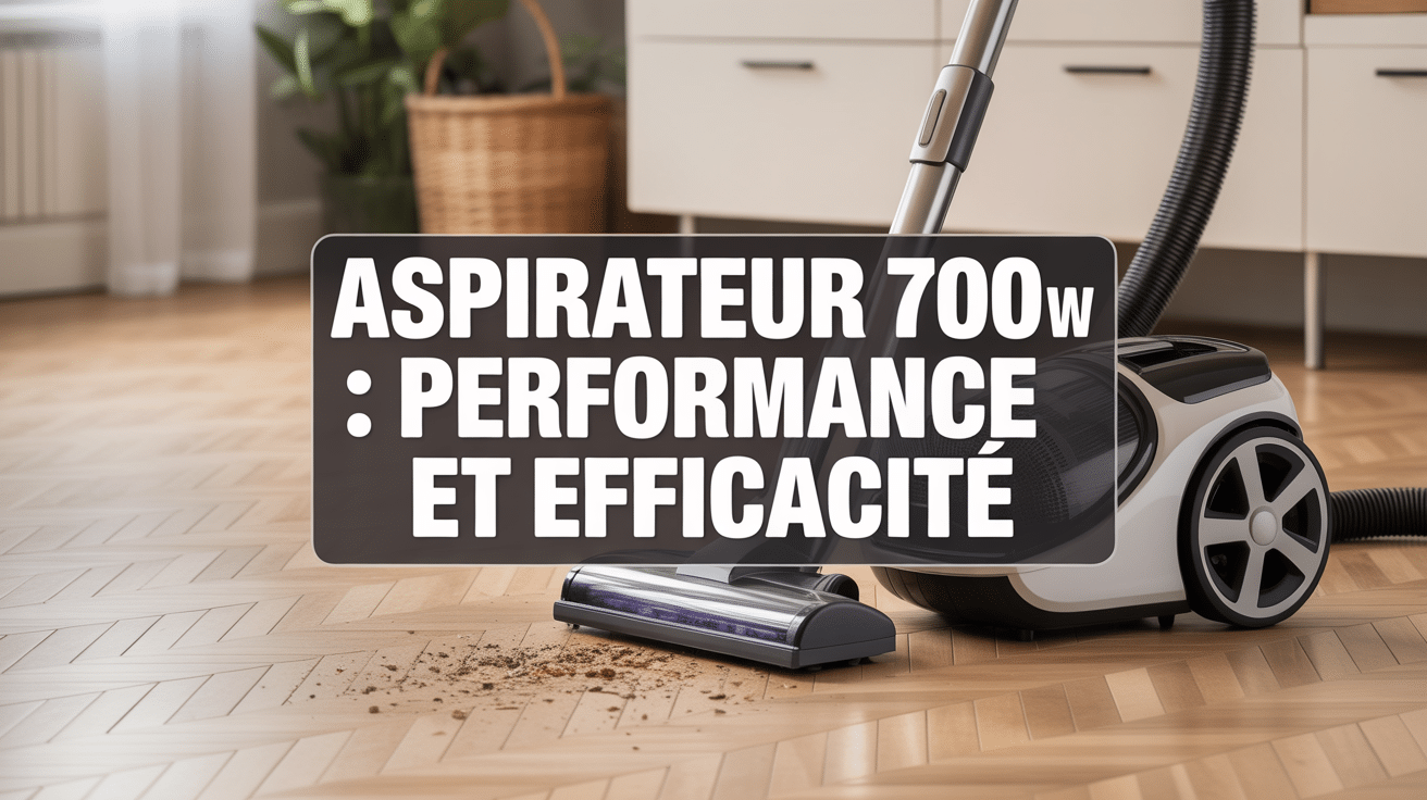 Aspirateur 700w est-ce suffisant sur parquet moderne