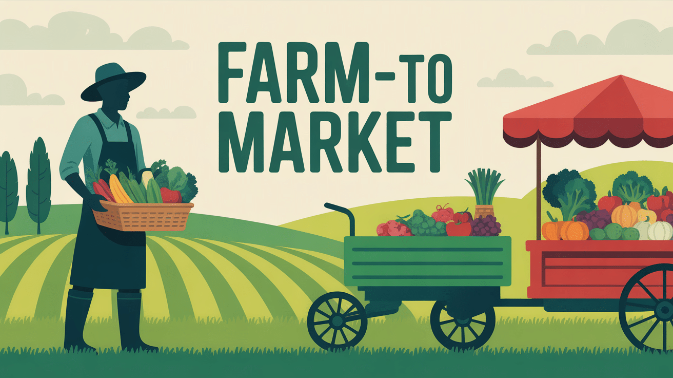farm-to-market paysan et marche fermier ambiance locale
