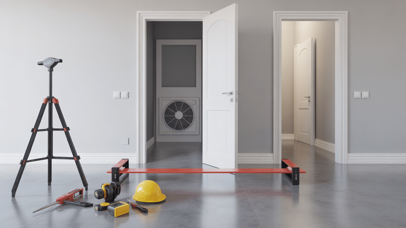 installer meuble sur radiateur circulation air outils