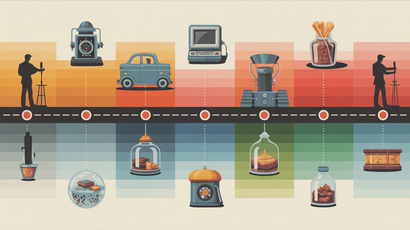 Timeline histoire marque en m