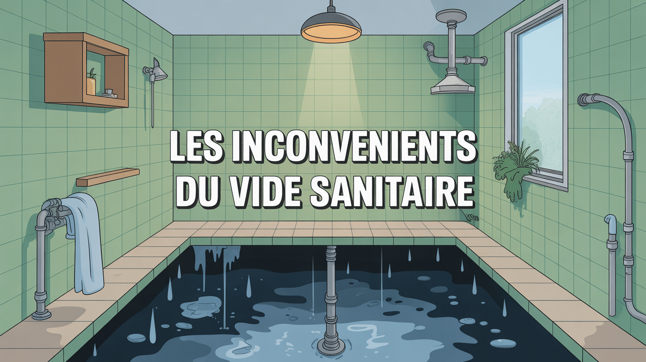 vide sanitaire inconvénients illustration humidité moisissure