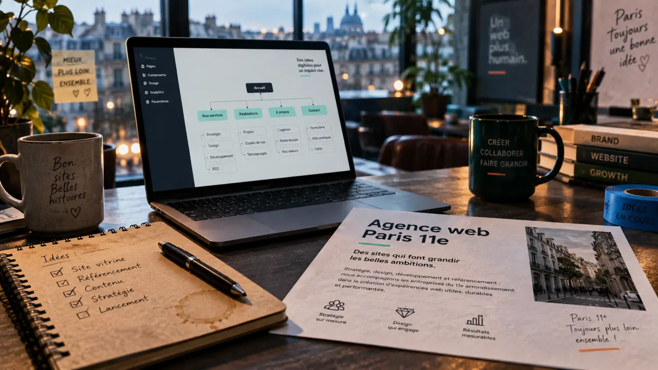Agence web paris 11ème : équipe de développement et stratégie web